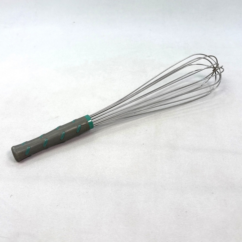 Vollrath Jacob's Pride 18in French Whisk Stainless Steel NSF Gray Green Handle